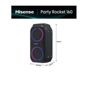 Casse Party Hisense 160W Bluetooth IPX4 Effetto Luci Karaoke