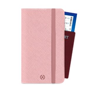 Custodia Universale Documenti Celly PASSPORTV Similpelle Rosa