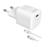 Caricabatterie Celly PC2TC20WLIGHTCA 20W USB-C con Cavo Lightning