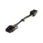 Cavo Alimentazione Startech PCIe 6pin a 8pin 16cm