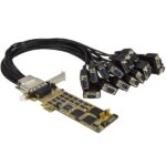 Scheda Seriale Startech PCIe 16 Porte DB9 RS232