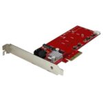 Scheda PCI Express Startech Controller 2x M.2 SSD e 2 Porte SATA III