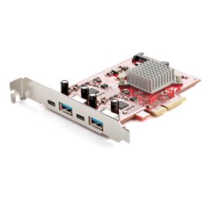 Scheda PCI-E Startech 2x USB-C 2x USB-A Rosso
