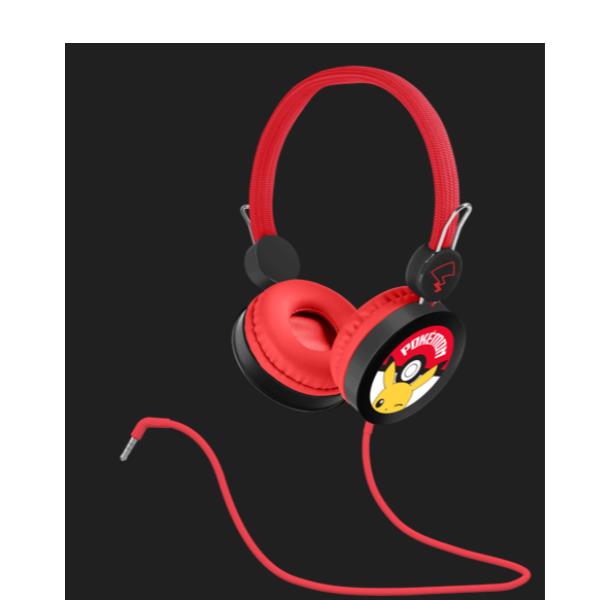 Cuffie Gaming Oceania Trading POKEMON PIKACHU WINK CORE Wired Rosso