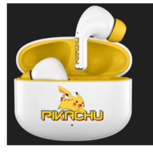 Cuffie Gaming Oceania Trading Pikachu Retro Core TWS Bluetooth Bianche