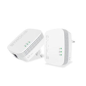 Adattatore Powerline Strong Kit 1000 Mini 1 Porta Gigabit