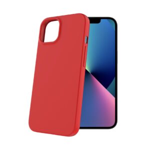 Cover Celly PLANET per iPhone 13 in TPU Rosso