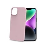 Cover Celly PLANET per iPhone 15 in TPU Rosa