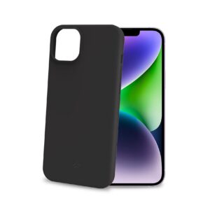 Cover iPhone 15 Plus Celly Planet in TPU Nero