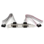 Staffa Porta Seriale DB9 a 2 Porte Startech