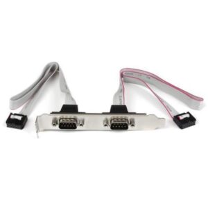 Staffa Porta Seriale DB9 a 2 Porte Startech