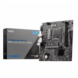 Motherboard MSI PRO H610M-B DDR4 Micro-ATX Socket LGA1700