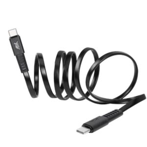 Cavo USB-C Rivacase Piatto 1.2 Metri Nero