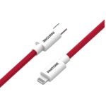 Cavo USB-C/Lightning Pantone 60W 1.5m Nylon Rosso