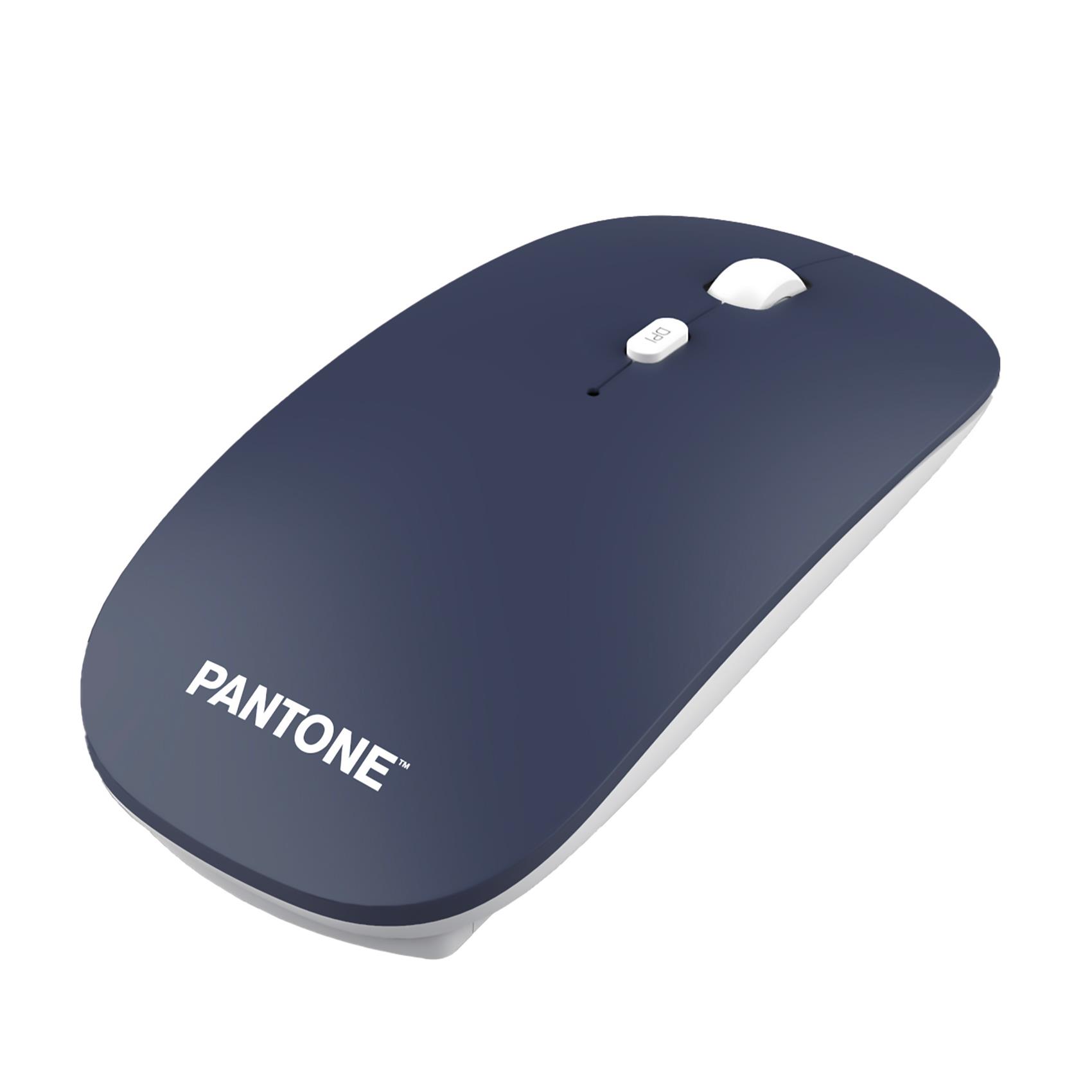 Mouse Wireless Pantone IT Collection Blu Ergonomico