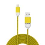 Cavo USB-A/Lightning Pantone 12W 1.5m Giallo