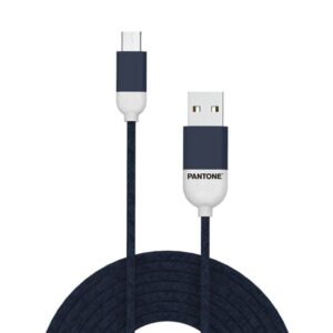 Cavo USB-A a Micro USB Pantone 10W 1.5m Blu