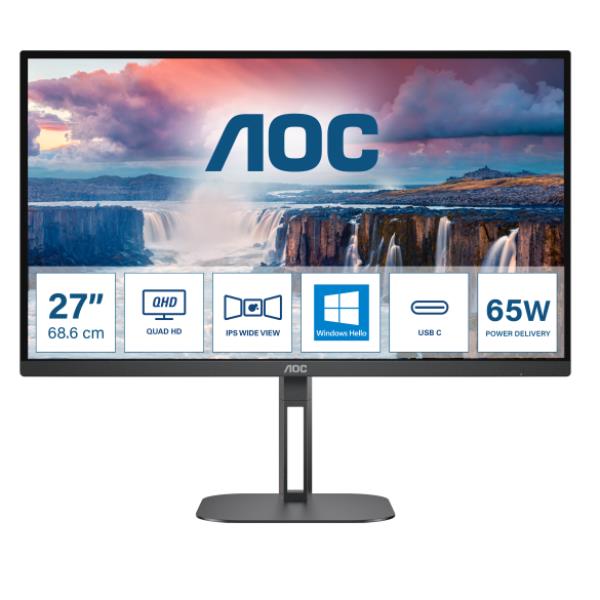 Monitor AOC Q27V5N 27 2K VA 75Hz Regolazione Altezza - SKU: Q27V5N