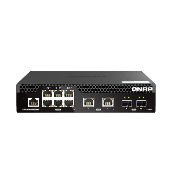 Switch Qnap QSW-M2106R-2S2T 6 Porte 2.5GbE 4 SFP - SKU: QSW-M2106R-2S2T