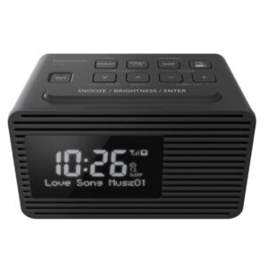 Radiosveglia Panasonic DAB+ con doppio timer - Nero