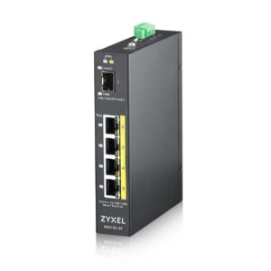 Switch Industriale Zyxel RGS100-5P 5 Porte PoE DIN Unmanaged