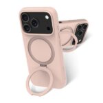 Custodia iPhone 17 Pro Dbramante 1928 Roskilde MagSafe Kick ICON Rosa Sabbia