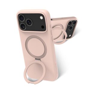 Custodia iPhone 17 Pro Max Dbramante 1928 Roskilde MagSafe Kick ICON Rosa Sabbia