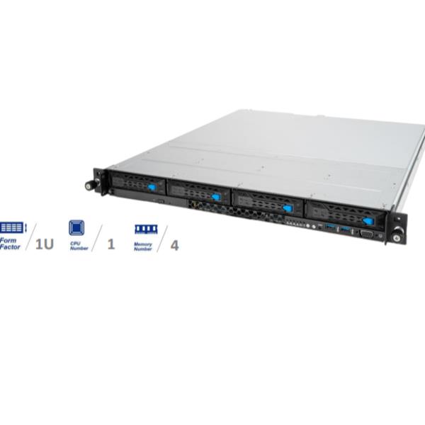 Server Rack Asus RS300-E11-RS4 1U 128GB RAM Controller SAS/SATA
