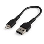 Cavo USB-A Lightning Startech 15cm Nero per iPhone iPad