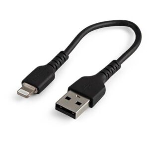Cavo USB-A Lightning Startech 15cm Nero per iPhone iPad
