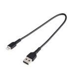 Cavo Lightning Startech USB A in Fibra Aramidica 30 cm Nero