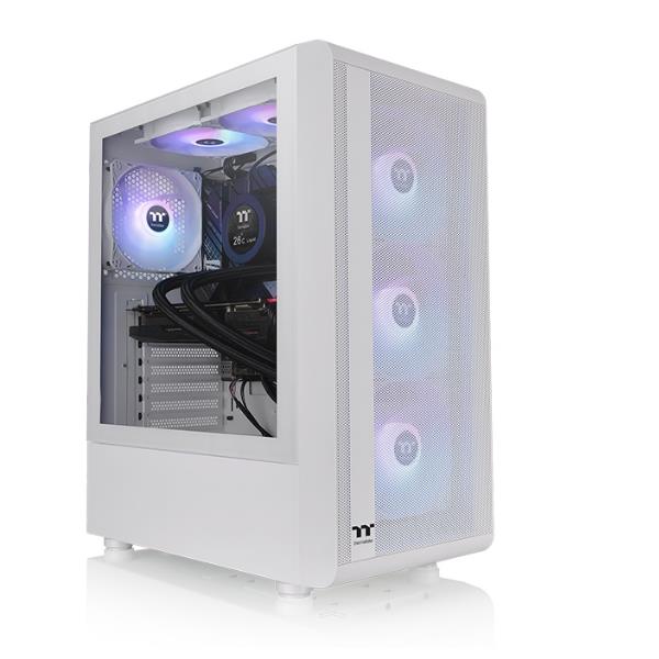 Cabinet Thermaltake S200 TG ARGB Snow Bianco Midi-Tower