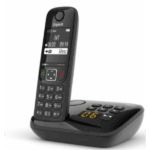 Telefono Cordless Gigaset AS690 Nero con Segreteria Telefonica