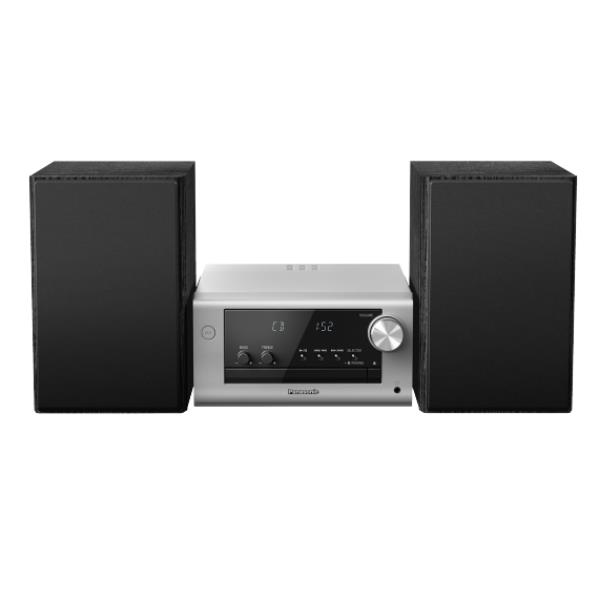 Sistema Hi-Fi Panasonic SC-PM702 80W CD Radio DAB+ Bluetooth Silver
