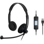 Cuffia Microfonica Epos SC 60 USB Noise Cancelling per Ufficio