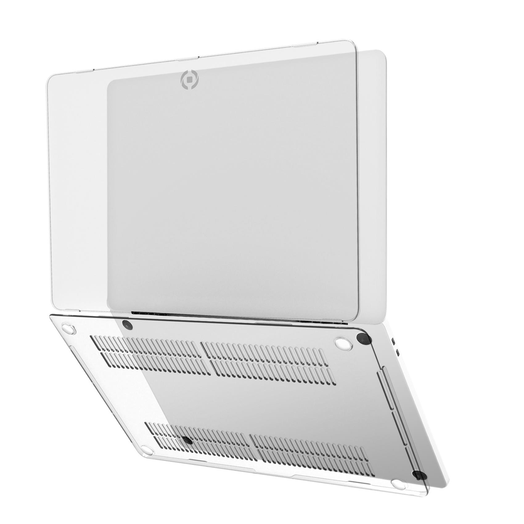 Custodia Clip On Celly SHIELDPRO13M1 per MacBook Pro 13" M1/M2 Trasparente