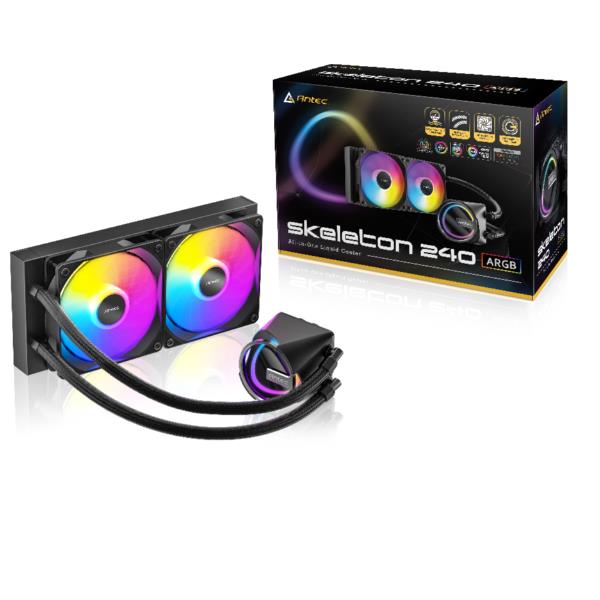 Dissipatore a Liquido Antec SKELETON240ARGB 240mm 2 Ventole RGB
