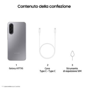 Smartphone Samsung Galaxy A17 5G 6.7" 8GB 256GB Dual SIM