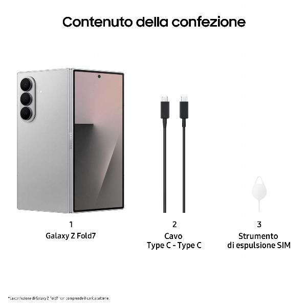 Smartphone Samsung Galaxy Z Fold7 8" 12GB 512GB Dual SIM Android 16