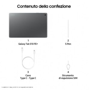 Tablet Samsung Galaxy Tab S10 FE+ 5G 13.1" 8GB 128GB Android 15