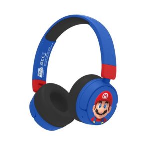 Cuffie Gaming Oceania Trading SUPER MARIO Blu con Controllo Volume