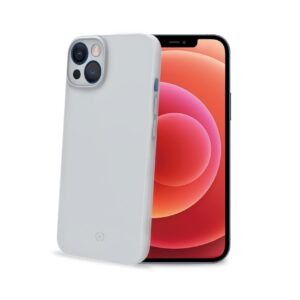 Cover Celly SPACE per iPhone 14 in TPU Bianco
