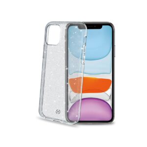 Cover Celly SPARKLE per iPhone 11 Trasparente TPU