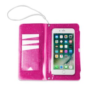 Custodia Impermeabile Celly Splash Wallet fino a 6.2" IPX4 Rosa