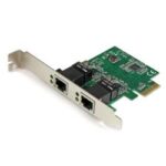 Adattatore di Rete Startech NIC Gigabit PCIe 2 Porte RJ45