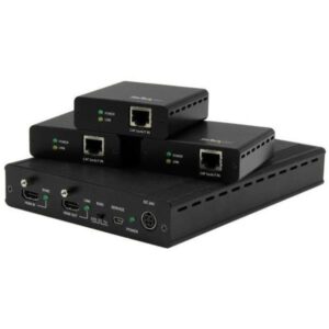 Kit Extender HDMI Startech HDBaseT 3 Porte via Cavo Cat5 per Digital Signage