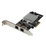 Scheda di Rete Startech PCIe a 2 Porte Gigabit RJ45