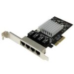 Scheda di Rete Startech PCIe 4 Porte Gigabit RJ45