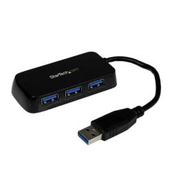 Hub USB 3.0 Startech Mini 4 Porte SuperSpeed Nero