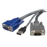 Cavo KVM Startech VGA USB 2 in 1 1.8 metri Ultra Sottile